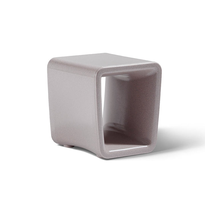 Tupelo Goods Loop Side Table | Patio & Pool Shelf Table - Sandstone