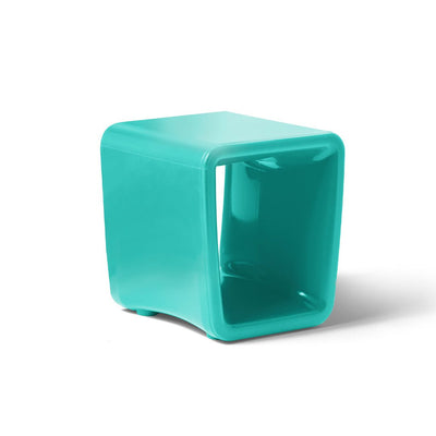 Tupelo Goods Loop Side Table | Patio & Pool Shelf Table - Seafoam Green
