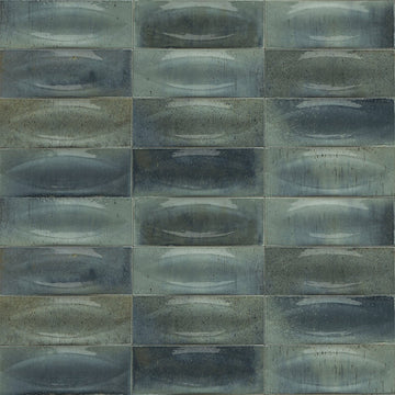 Turchese Glossy, 3" x 8" Eye Deco | EMCGLEETURCEYE | Porcelain Pool Tile