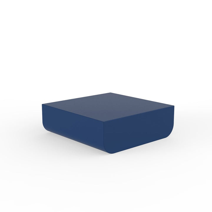 Ulm Coffee Table | Modern Outdoor Patio Table by Vondom - Notte blue