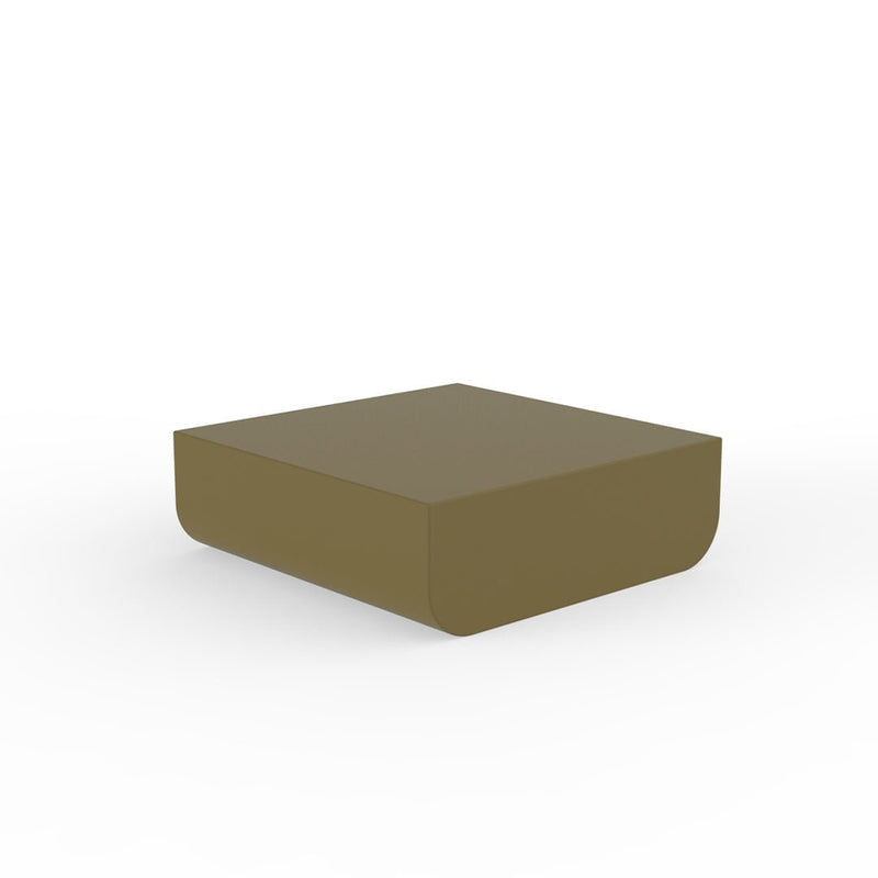 Ulm Coffee Table | Modern Outdoor Patio Table by Vondom - Khaki