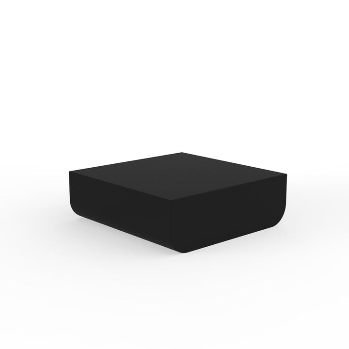 Ulm Coffee Table | Modern Outdoor Patio Table by Vondom - Black