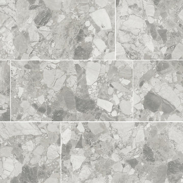Venice Stone, 12" x 24" Porcelain Tile | Terrazzo-Look Floor Tile
