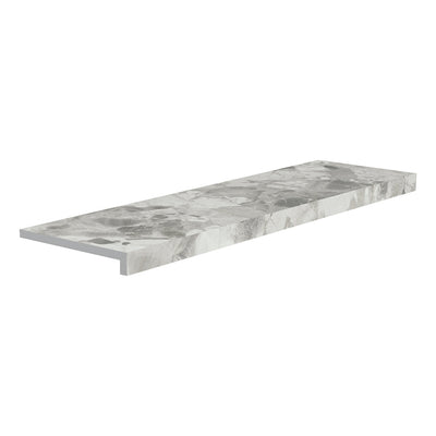 Venice Stone, 24" x 48" Porcelain Pool Coping | Terrazzo-Look Coping