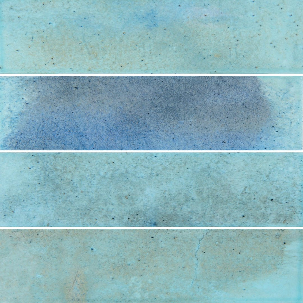 Verdigris Field, 3" x 12" Porcelain Tile | Artistry in Mosaics