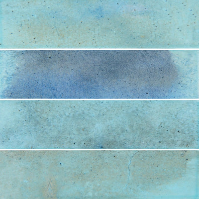 Verdigris Field, 3" x 12" Porcelain Tile | Artistry in Mosaics
