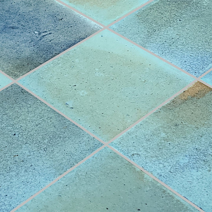 Verdigris Field, 6" x 6" Porcelain Tile | Artistry in Mosaics