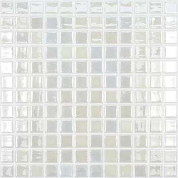 White, 1" x 1" | 093409M | Vidrepur Mosaic Glass Tile