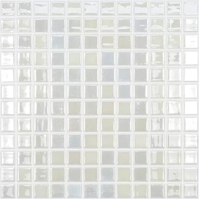 White, 1" x 1" | 093409M | Vidrepur Mosaic Glass Tile