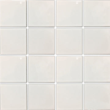 White, 3" x 3" | VIP-702 | Fujiwa Porcelain Pool Tile