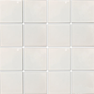 White, 3" x 3" | VIP-702 | Fujiwa Porcelain Pool Tile