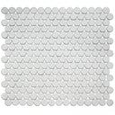 White, Penny Round Mosaic - Porcelain Tile