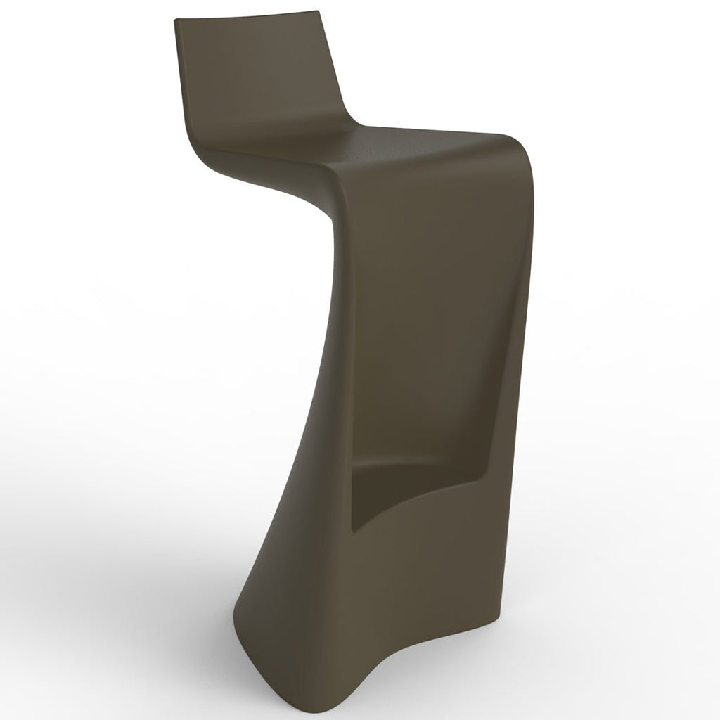 Wing Bar Stool | Modern Patio Furniture - BRONZE