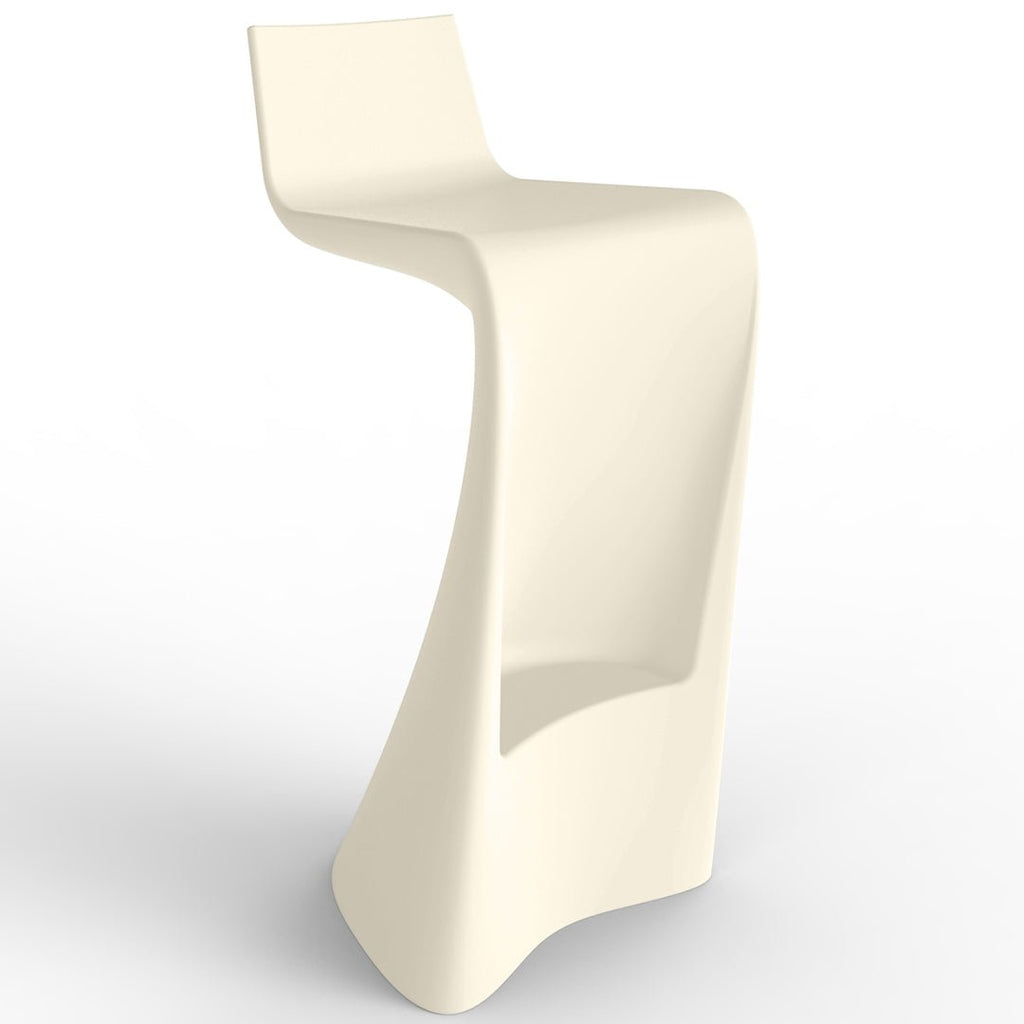 Wing Bar Stool | Modern Patio Furniture - ECRU
