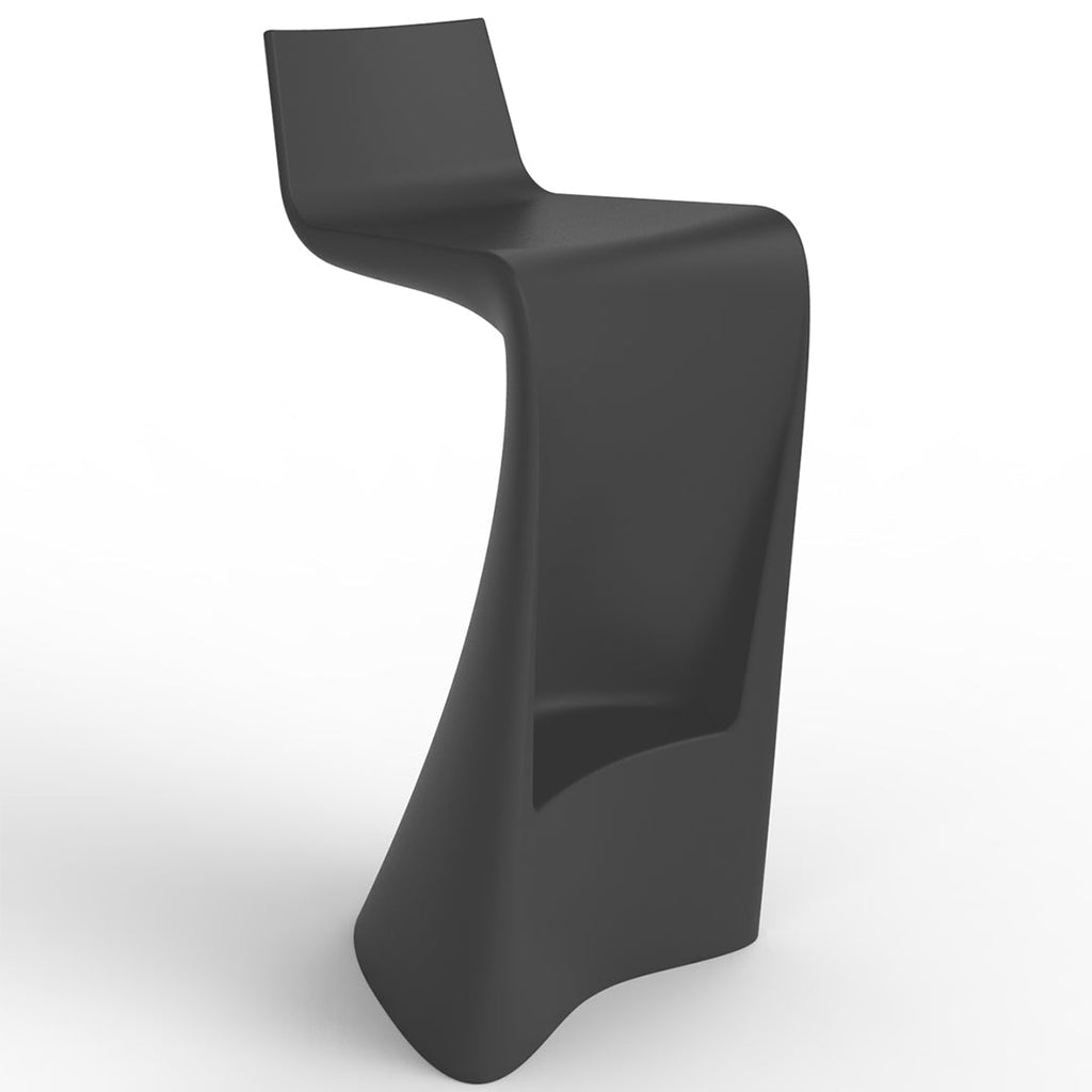 Wing Bar Stool | Modern Patio Furniture - ANTHRACITE