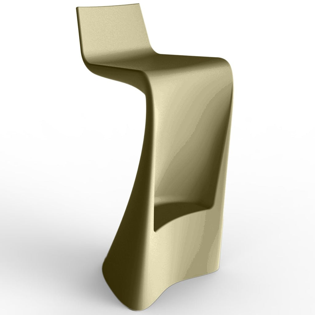Wing Bar Stool | Modern Patio Furniture - KHAKI
