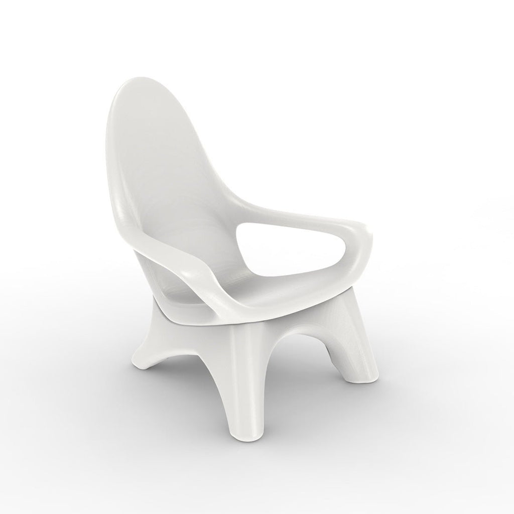 Tenjam Woosah Chair with Tall Base - White