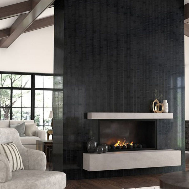 Wrought Iron Brick, 2.5" x 9.5" Ceramic Tile | Subway Backsplash Tile