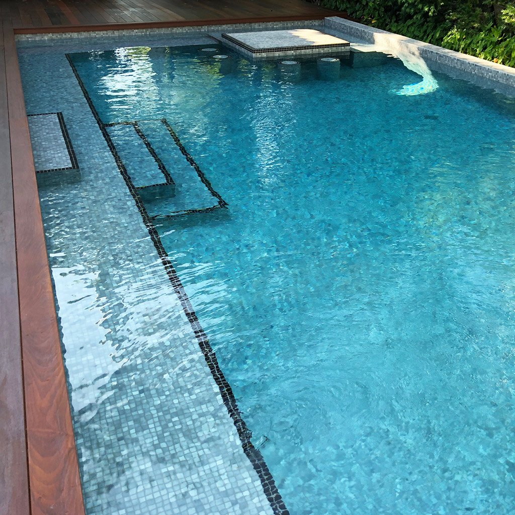 Fog Grey Glass Tile by Vidrepur
