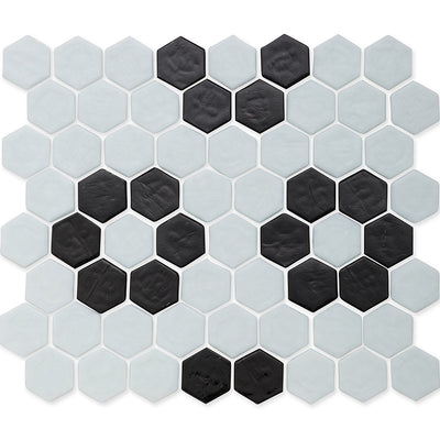 American Glass Mosaics | Mid Century Hexagon Glass Tile Collection | Made in USA