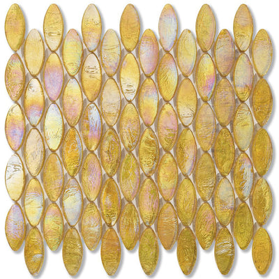 Hemp Domes, 2" x 7/8" Glass Tile | Mosaic Pool Tile by SICIS