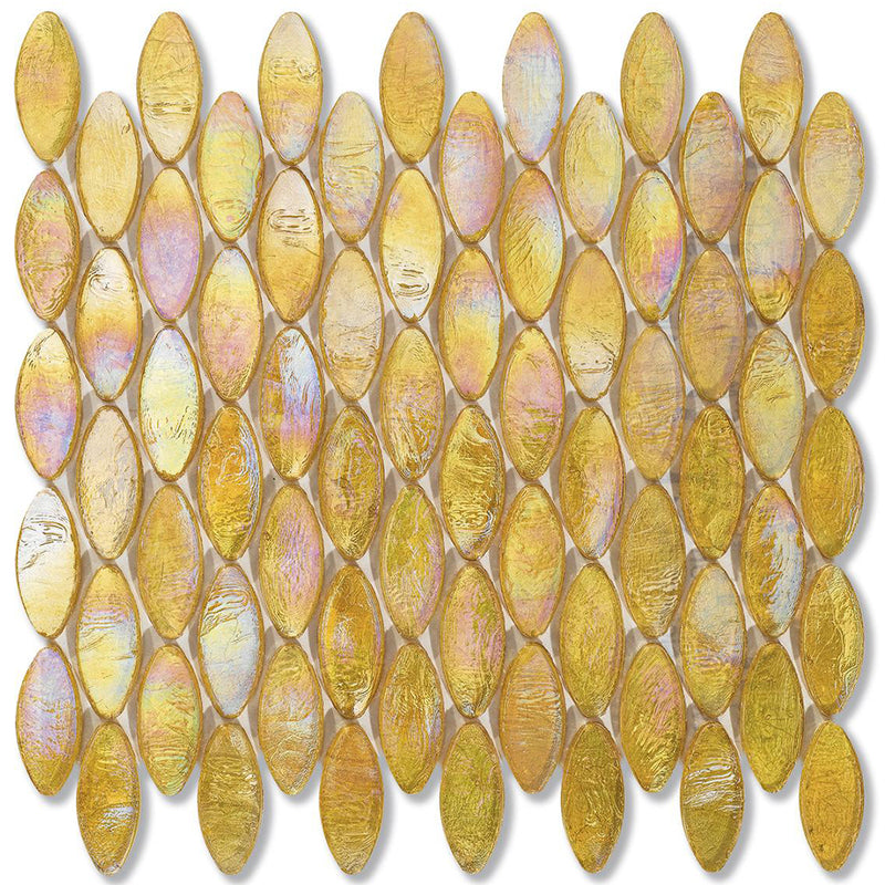 Hemp Domes, 2" x 7/8" Glass Tile | Mosaic Pool Tile by SICIS