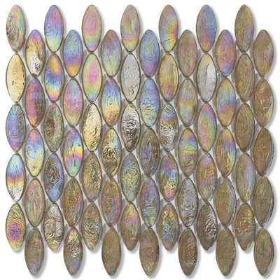 Satin Domes, 2" x 7/8" Glass Tile | Mosaic Tile for Pools by SICIS
