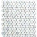 Cotton Barrels, 6/8" - Glass Penny Round Mosaic