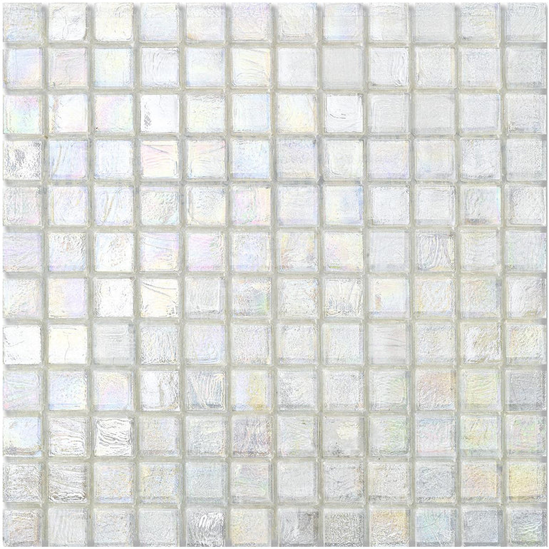 Flax Cubes, 7/8" x 7/8" Glass Tile | Mosaic Pool Tile by SICIS