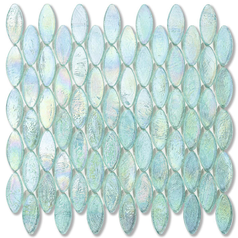 Organza Domes, 2" x 7/8" Glass Tile | Mosaic Pool Tile by SICIS