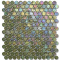 Tweed Barrels, 6/8" - Glass Penny Round Mosaic