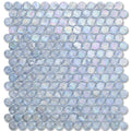 Cashmere Barrels, 6/8" - Glass Penny Round Mosaic