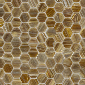 Brillante 282 Hexagon Tile | TREND Glass Mosaic Tile