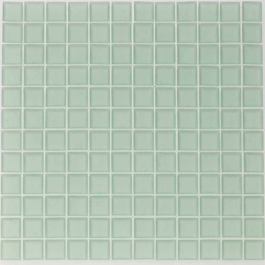 Amazonite Beach 1x1 Glass Tile | E11.376.08S | American Glass Mosaics