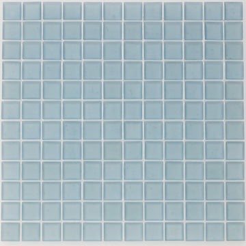 Aquamarine Beach 1x1 Glass Tile | E11.379.08S | American Glass Mosaics