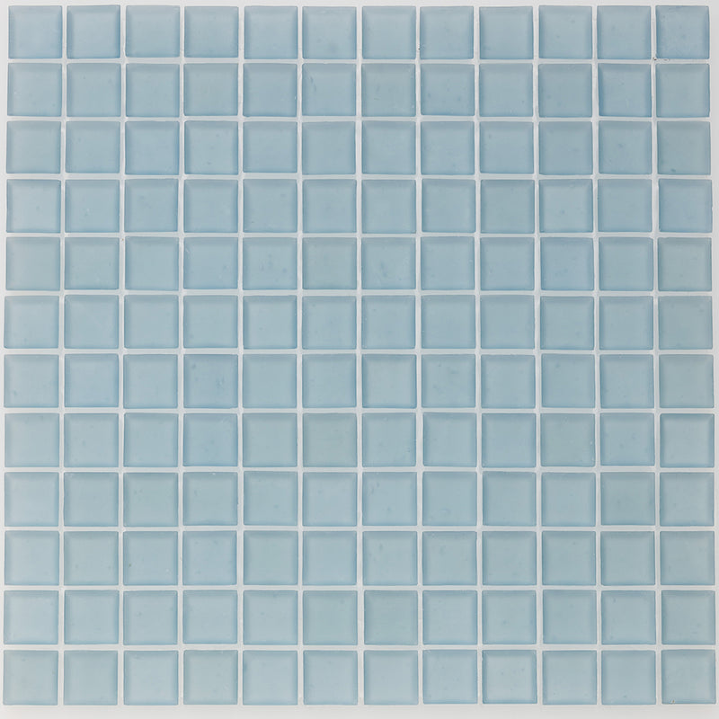 Aquamarine Beach 1x1 Glass Tile | E11.379.08S | American Glass Mosaics