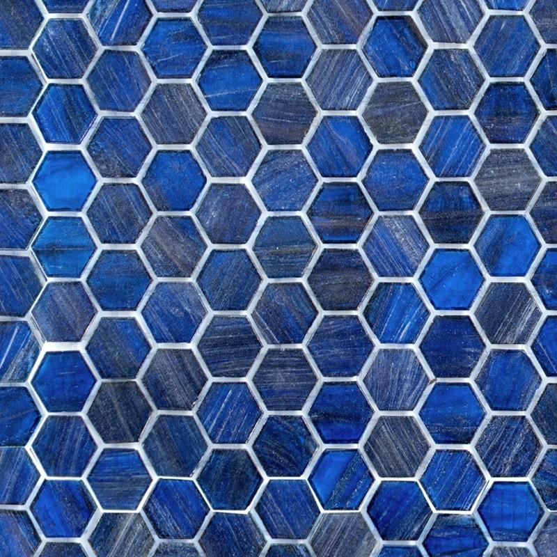 Brillante 239 Hexagon Tile | TREND Glass Mosaic Tile