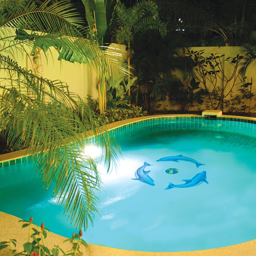 Outdoor pool mosaics by Artistry in Mosaics