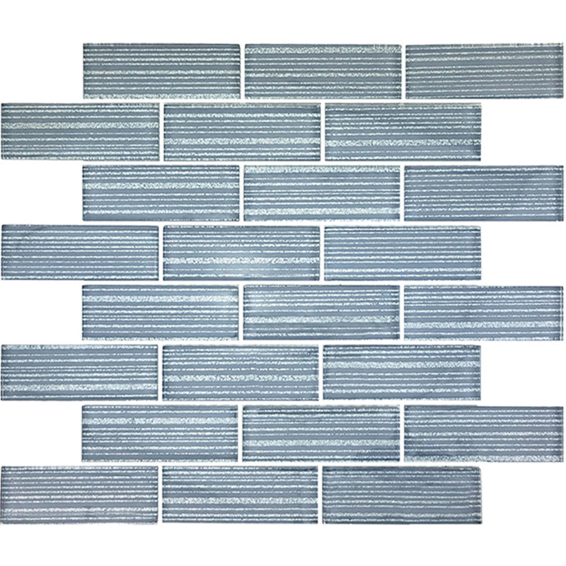 Metallic Gray, 1.5" x 4" Glass Tile | PS8154K11 | Artistry in Mosaics