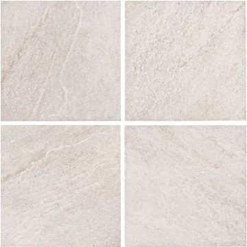 Stone Quartz Series Bianco, 6" x 6" Tile | ALXSTONBIANCO6 | Tesoro Porcelain Pool Tile