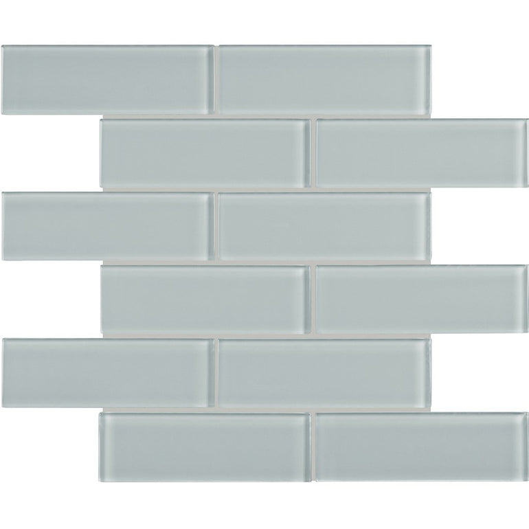 Cloud, 2" x 6" Subway Tile | ANAELEMCLOUD26 | Aquatica Glass Pool Tile