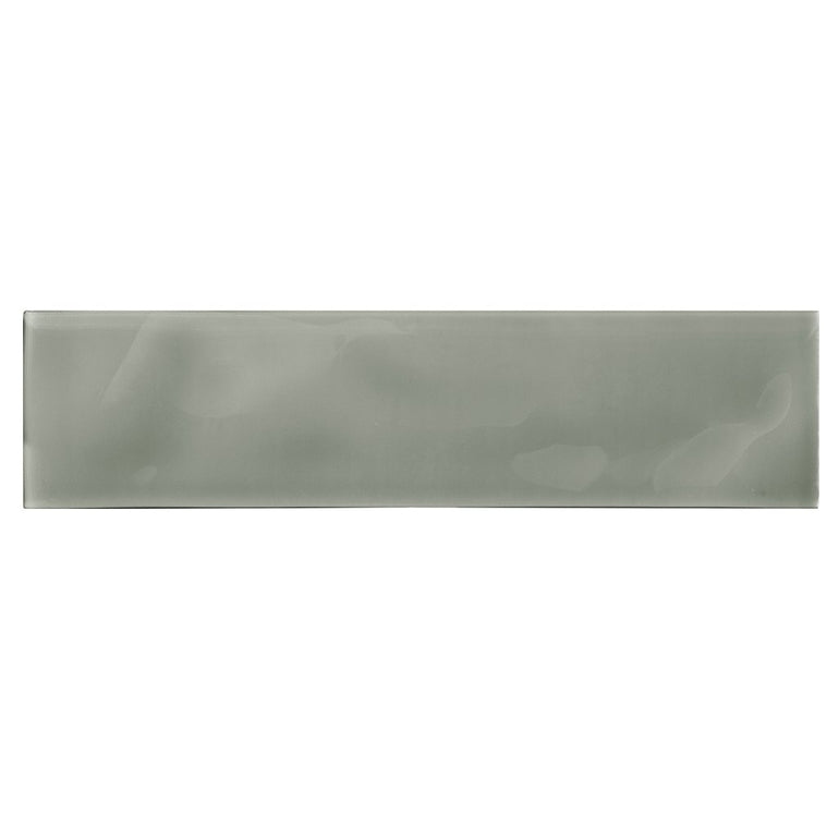 Smoke, 3" x 12" Glass Tile | ANAELEMELARSM312 | Aquatica by Tesoro