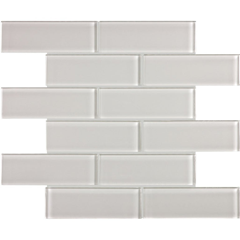 Element Series Mist, 2" x 6" Subway Tile | ANAELEMMIS26 | Aquatica Glass Pool Tile