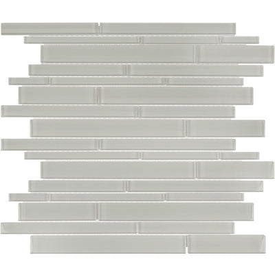 Element Series Mist, Linear Mosaic Tile | ANAELEMMISRS | Aquatica Glass Pool Tile