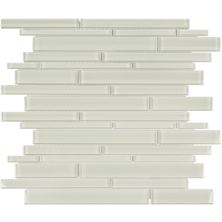Element Series Sand, Linear Mosaic Tile | ANAELEMSANRS | Aquatica Glass Pool Tile