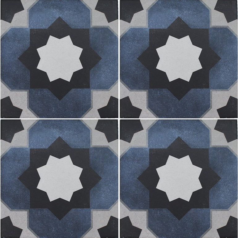 APEFLEUJANET6 Janette, 6" x 6" (1 box, 22 pcs) - Porcelain Pool Tile