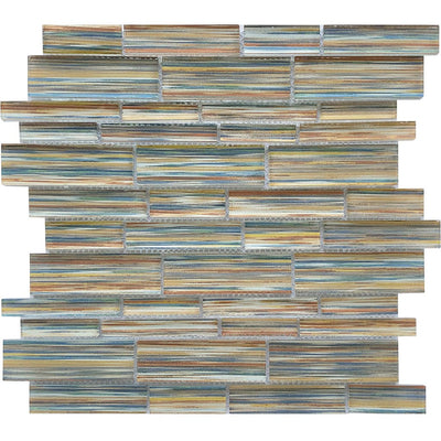 Edon Shoal, Linear Glass Tile | AVEALTOESMLMO | Tesoro Mosaic Tile
