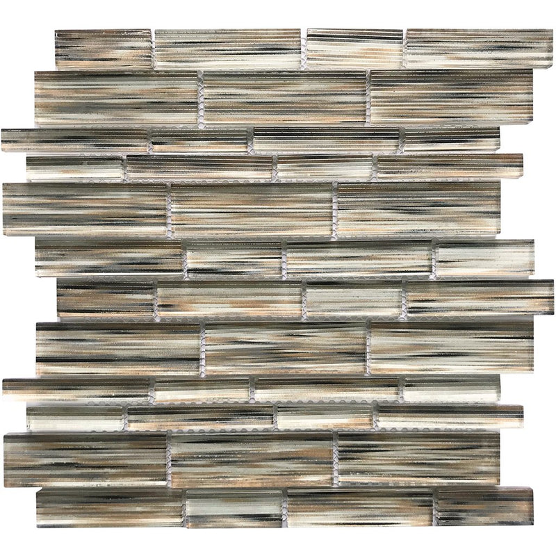 Hawks Nest, Linear Glass Tile | AVEALTOHNMLMO | Tesoro Mosaic Tile