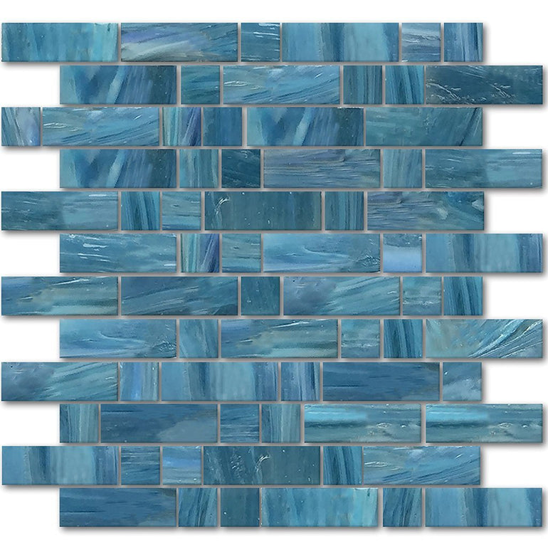 AVEDASHJAVA13 - Aquatica Java, Mixed Linear - Glass Tile