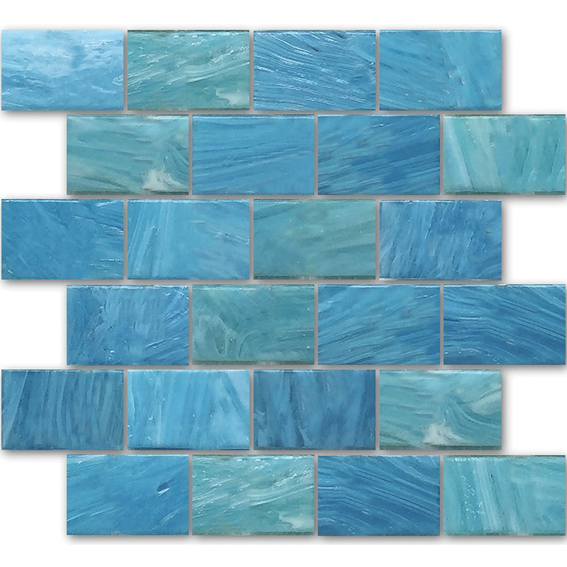 AVEGARDCASP23 - Aquatica Caspian, 2" x 3" - Glass Tile